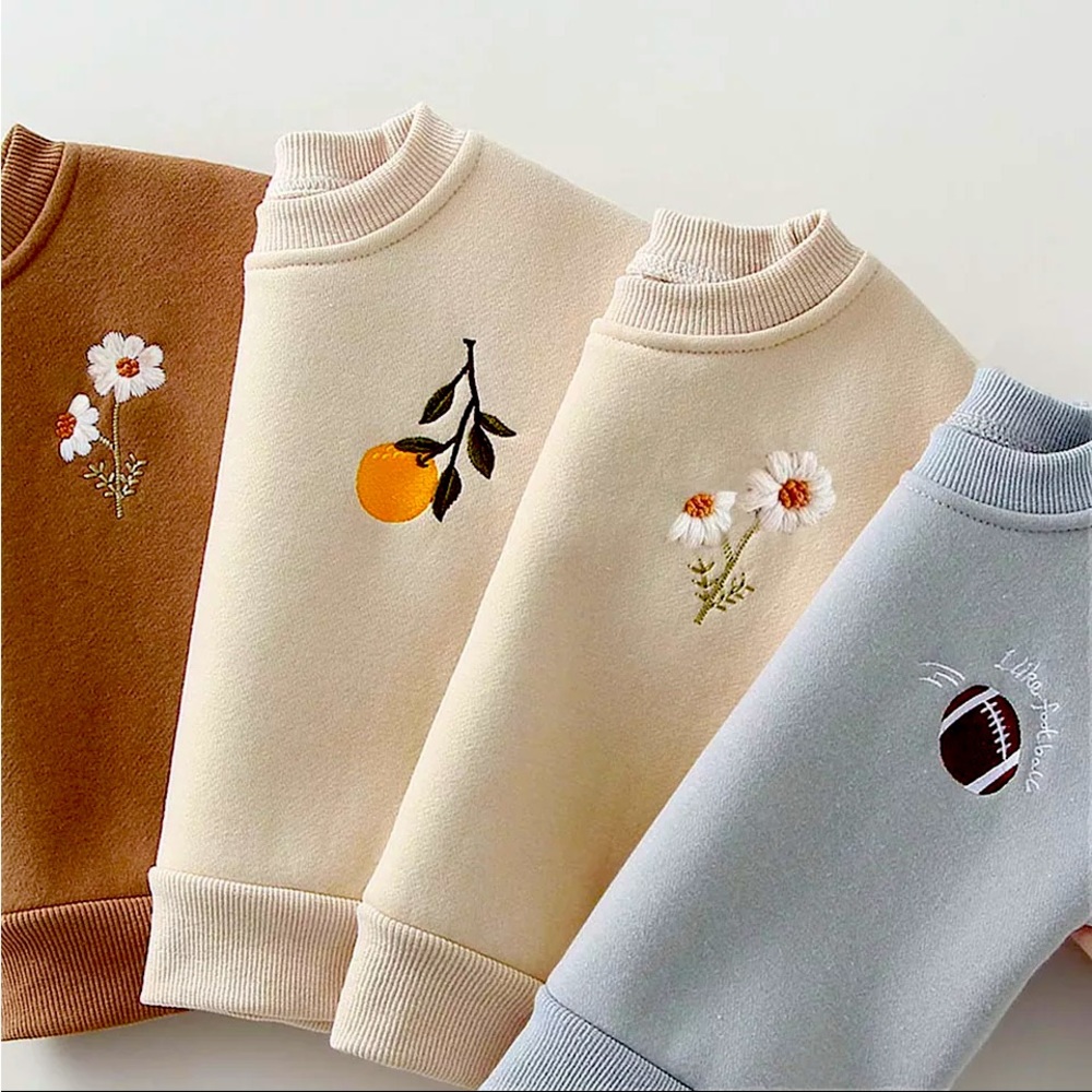 2Pcs Winter Baby Girl Boy Clothes Set
